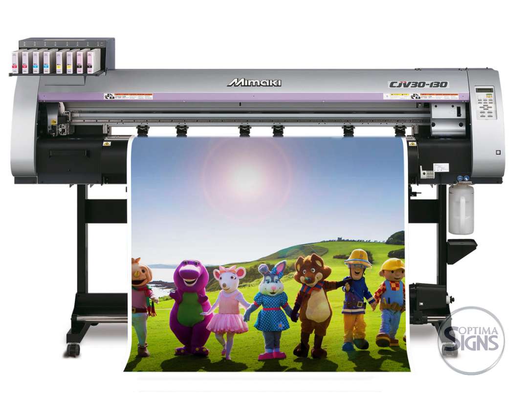 Full colour wide format printint